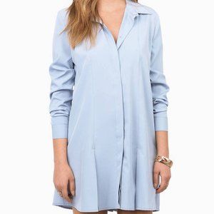 Tobi I'm Your Type Shirt Dress Blue Size XS